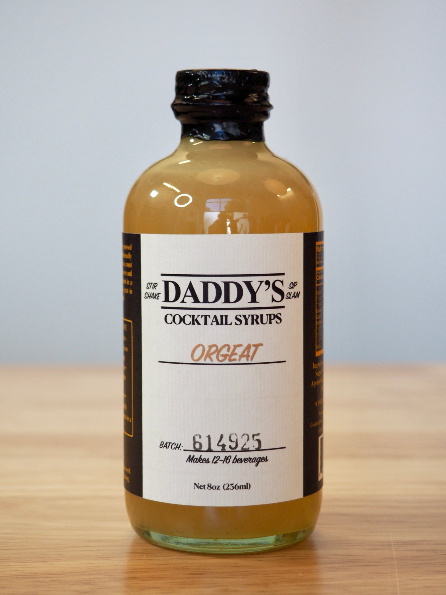 Orgeat (Almond) Syrup (8 oz)