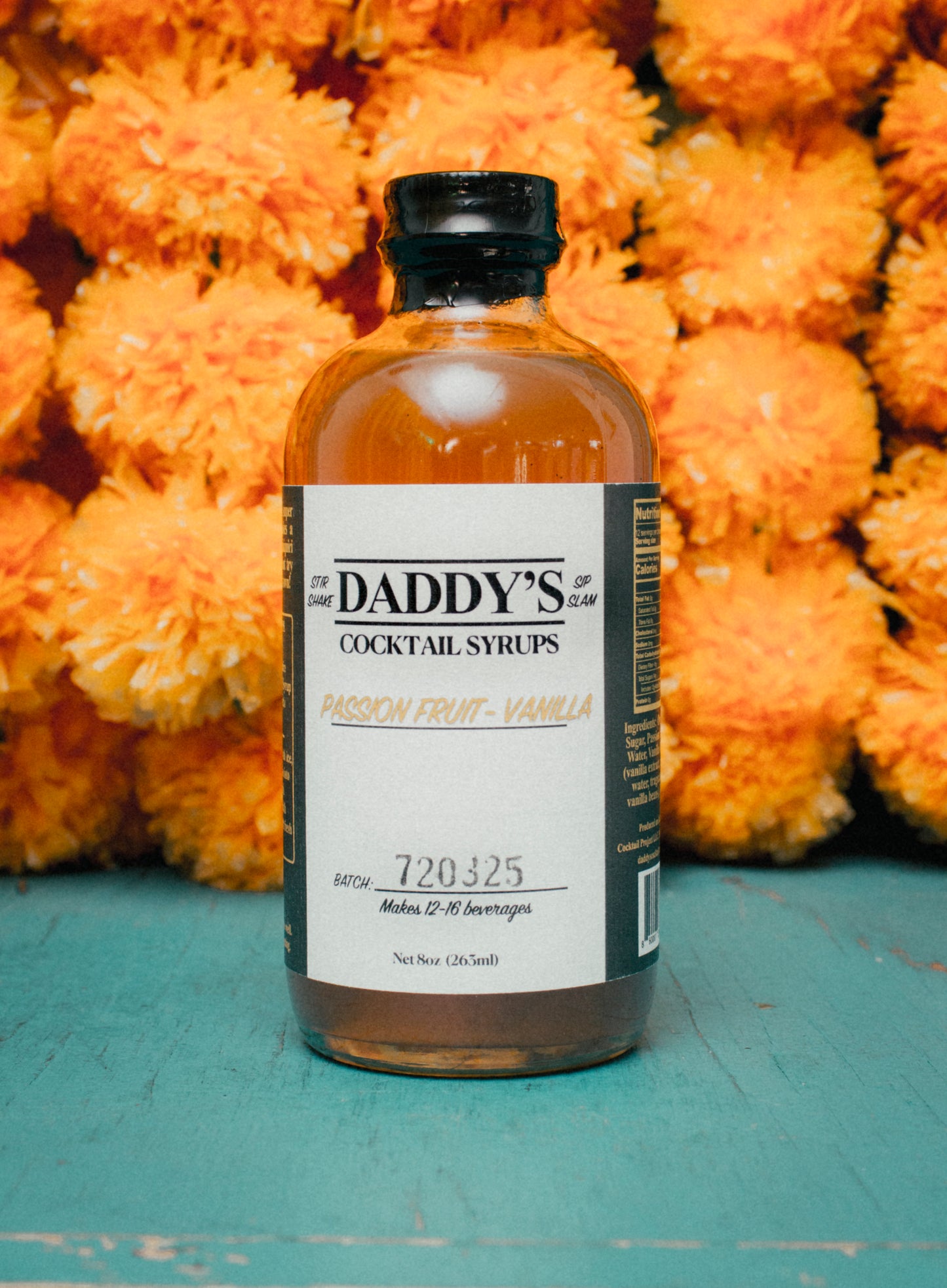 Passion Fruit - Vanilla Syrup (8 oz)