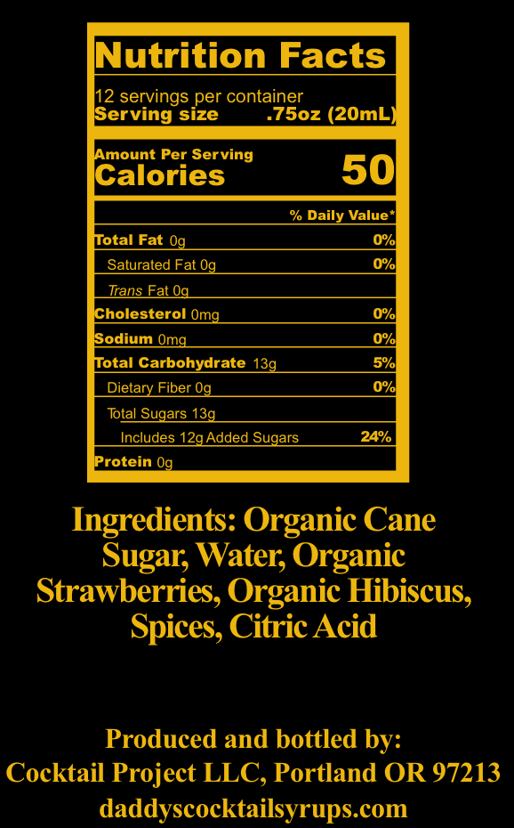 Strawberry Jamaica (8oz)